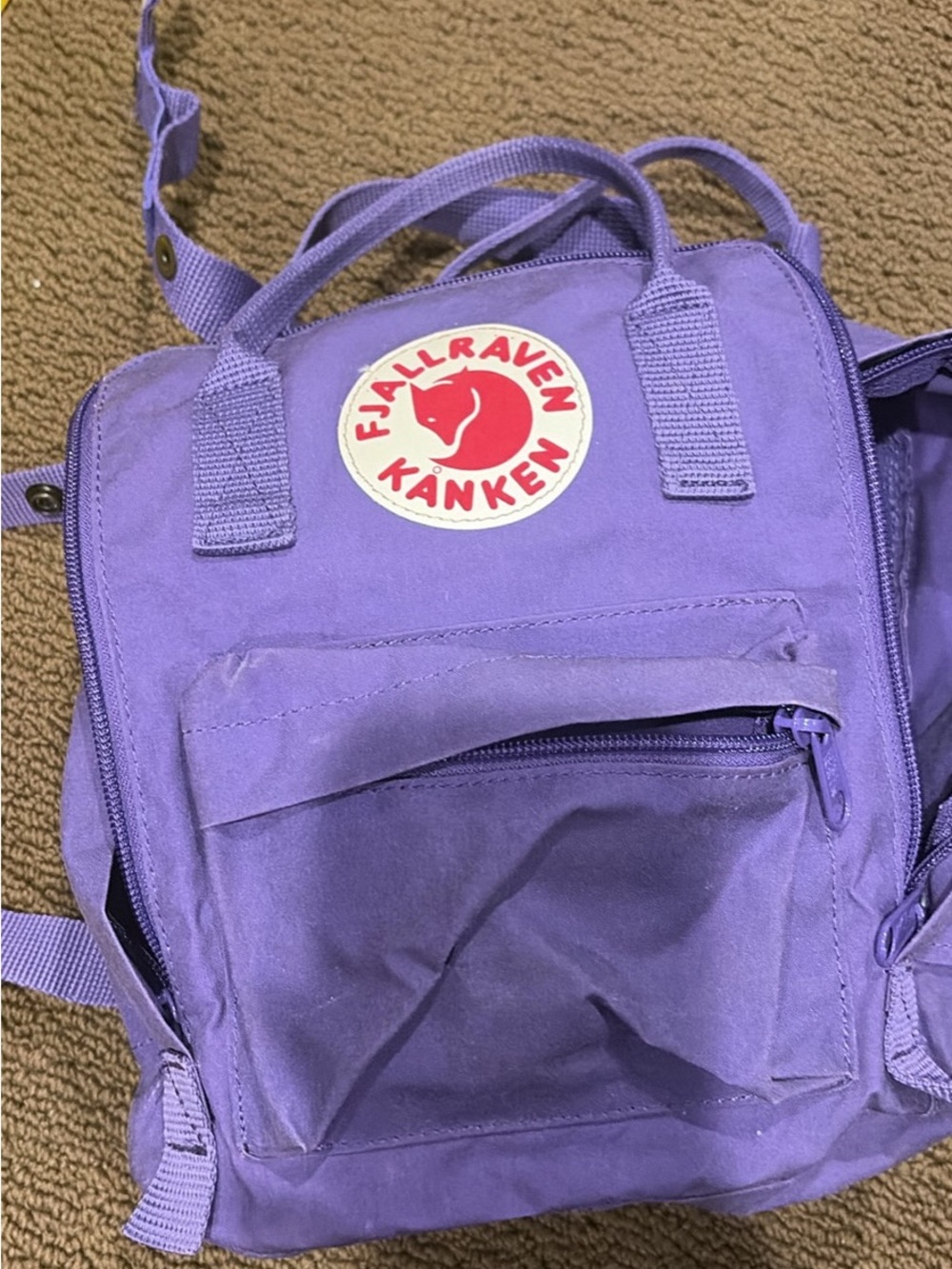 Fjallraven Kanken Small Backpack in Lavender Purple